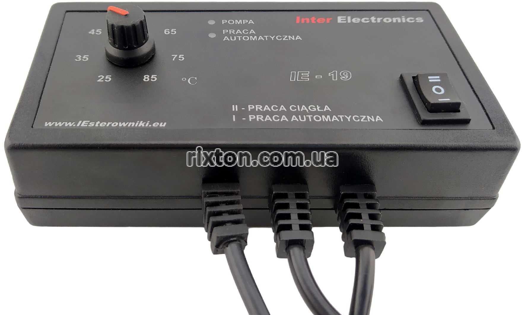 Автоматика для насосов отопления Inter Electronics IE-19