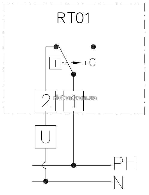 Механічний кімнатний регулятор температури Cewal RQ 01