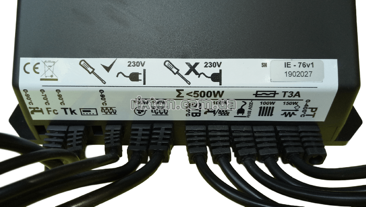 Автоматика для твердотопливных котлов Inter Electronics IE-76 v1 T2 25кВт (0.0.13)