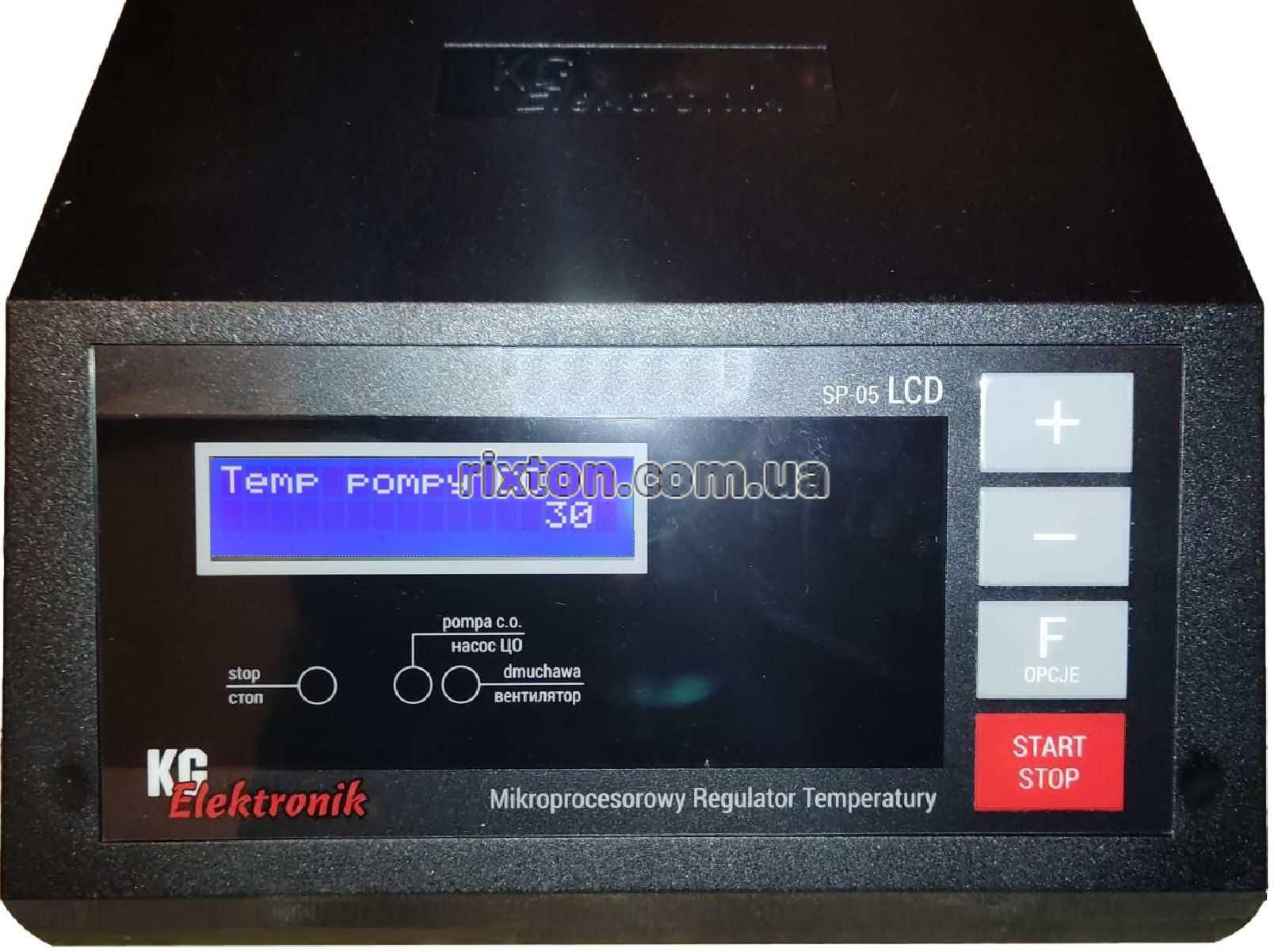 Автоматика для твердопаливних котлів KG Elektronik SP-05 LCD