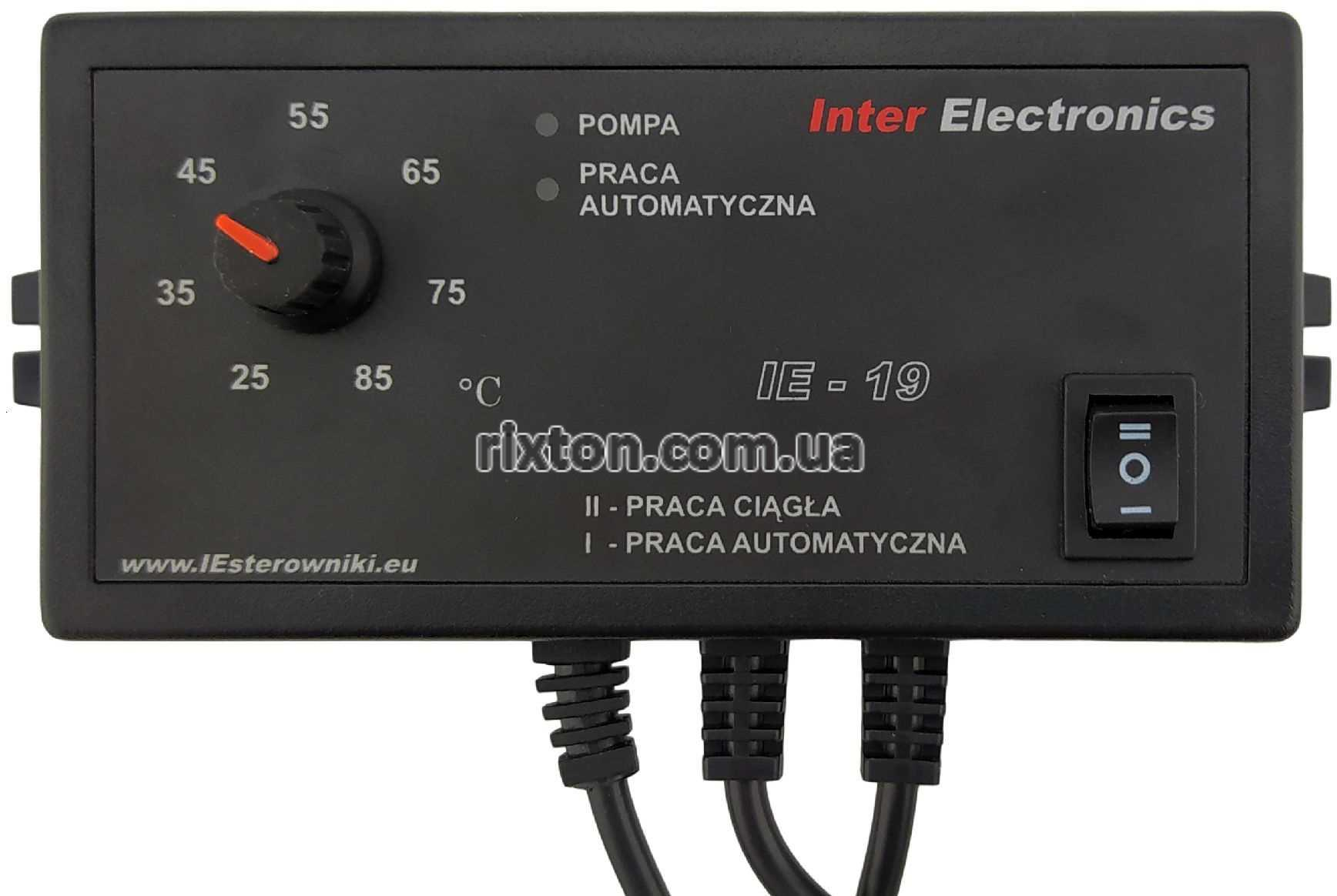 Автоматика для насосов отопления Inter Electronics IE-19