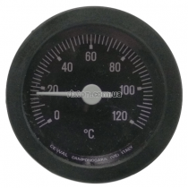 Термометр с выносным датчиком круглый Cewal T 52 P (Ø52 0-120°С L-1500 мм)