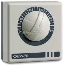 Механический комнатный регулятор температуры Cewal RQ 10