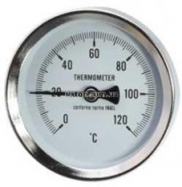 Термометр биметаллический аксиальный Т63 0-120 °C PS174