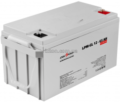Аккумулятор гелевый LogicPower LPM-GL 12-65 AH