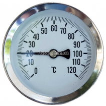 Термометр биметаллический аксиальный Т63 0-120 °C