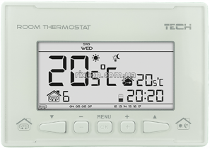 Комнатный регулятор температуры Tech ST-290-v3 (белый)