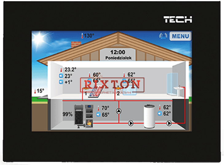 Комнатный регулятор температуры Tech ST-281