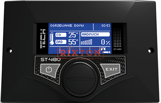 Автоматика для твердотопливных котлов Tech ST-480