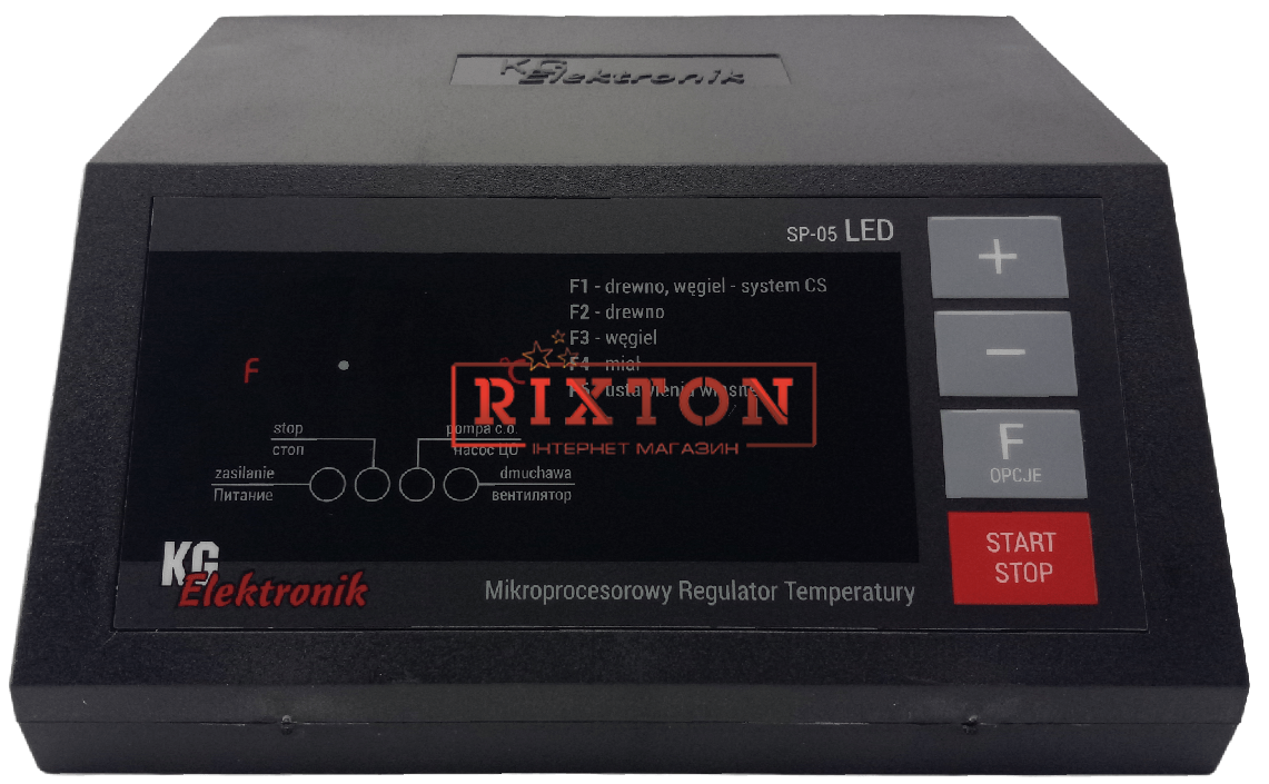 Автоматика для твердотопливных котлов KG Elektronik SP-05 LED 