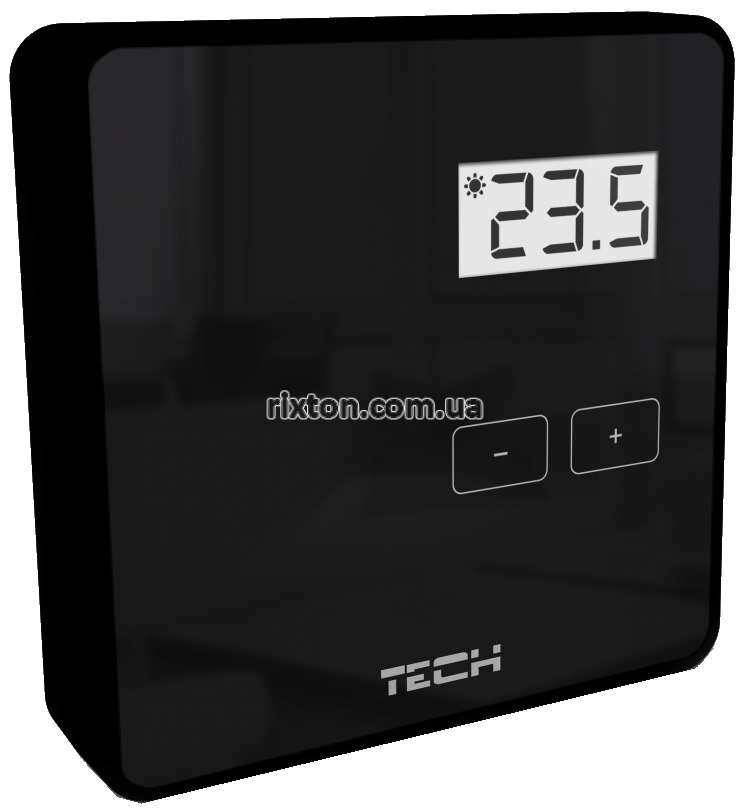 Датчик комнатной температуры Tech R-8 b (чёрный)