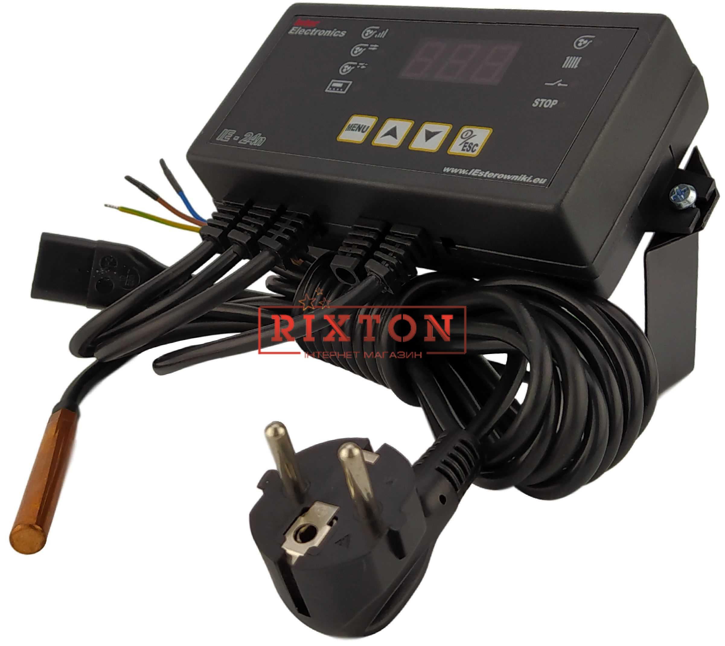 Автоматика для твердопаливних котлів Inter Electronics IE-24n (v13) Автоматика для твердопаливних котлів Inter Electronics IE-24n (v13)