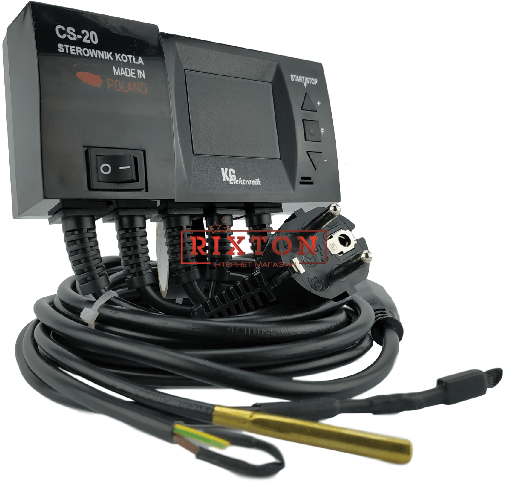 Автоматика для твердотопливных котлов KG Elektronik CS-20