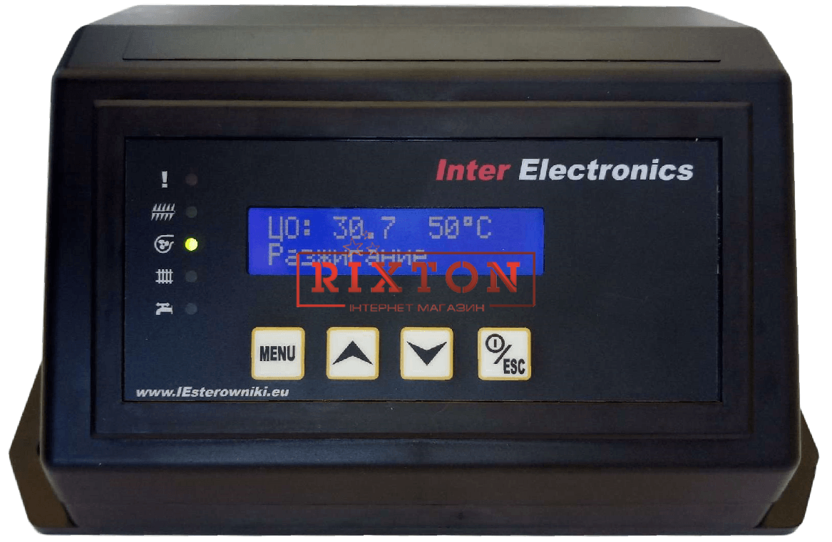 Автоматика для твердотопливных котлов Inter Electronics IE-70 v1 (усиленный)