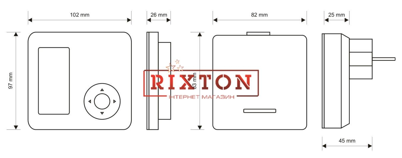 Комнатный регулятор температуры Euroster 4010 TXRX