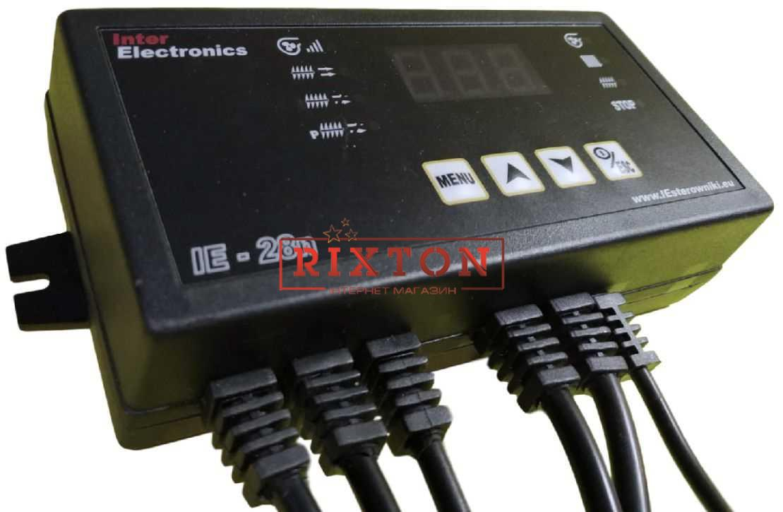 Автоматика для твердопаливних котлів Inter Electronics IE-28n