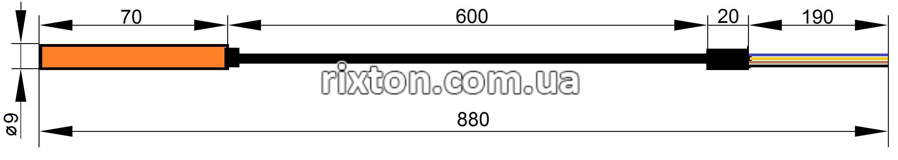Датчик температури для автоматики Inter Electronics (180)