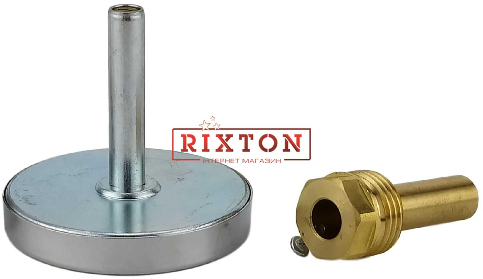 Термометр біметалічний аксіальний Arthermo AR-T/B 65 (Ø63 мм, 0-120°С) бовт