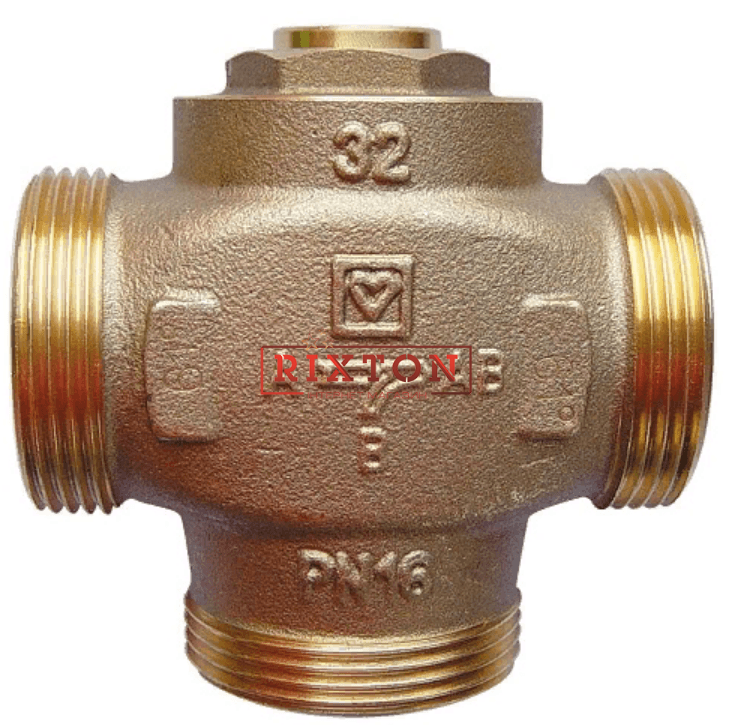 Триходовий змішувальний клапан HERZ Teplomix 61°C DN25 1 1/2