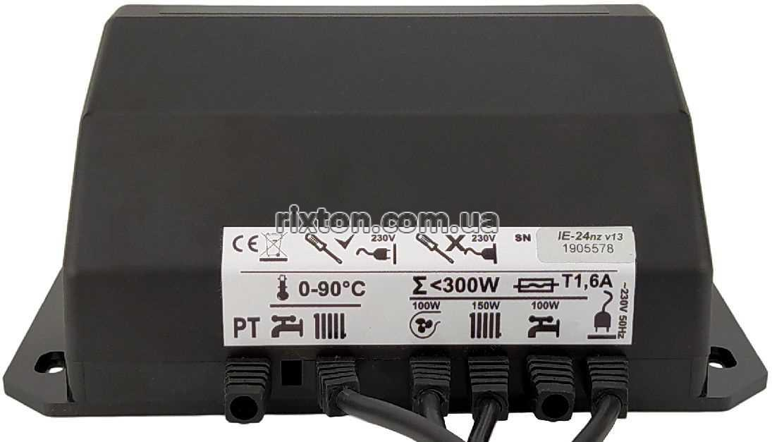Автоматика для твердотопливных котлов Inter Electronics IE-24nZ (v13)