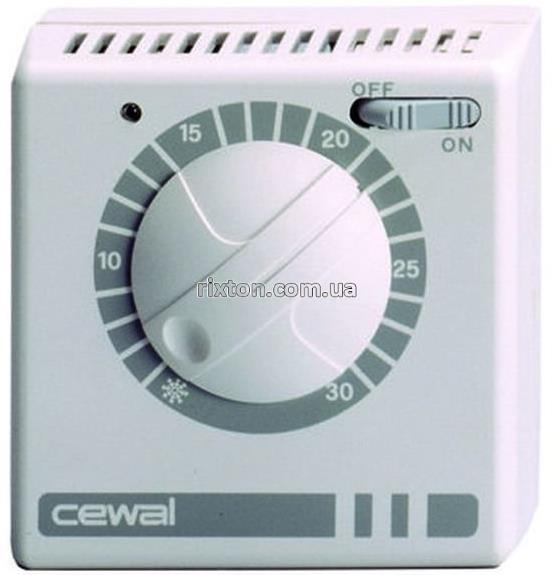 Механический комнатный регулятор температуры Cewal RQ 30
