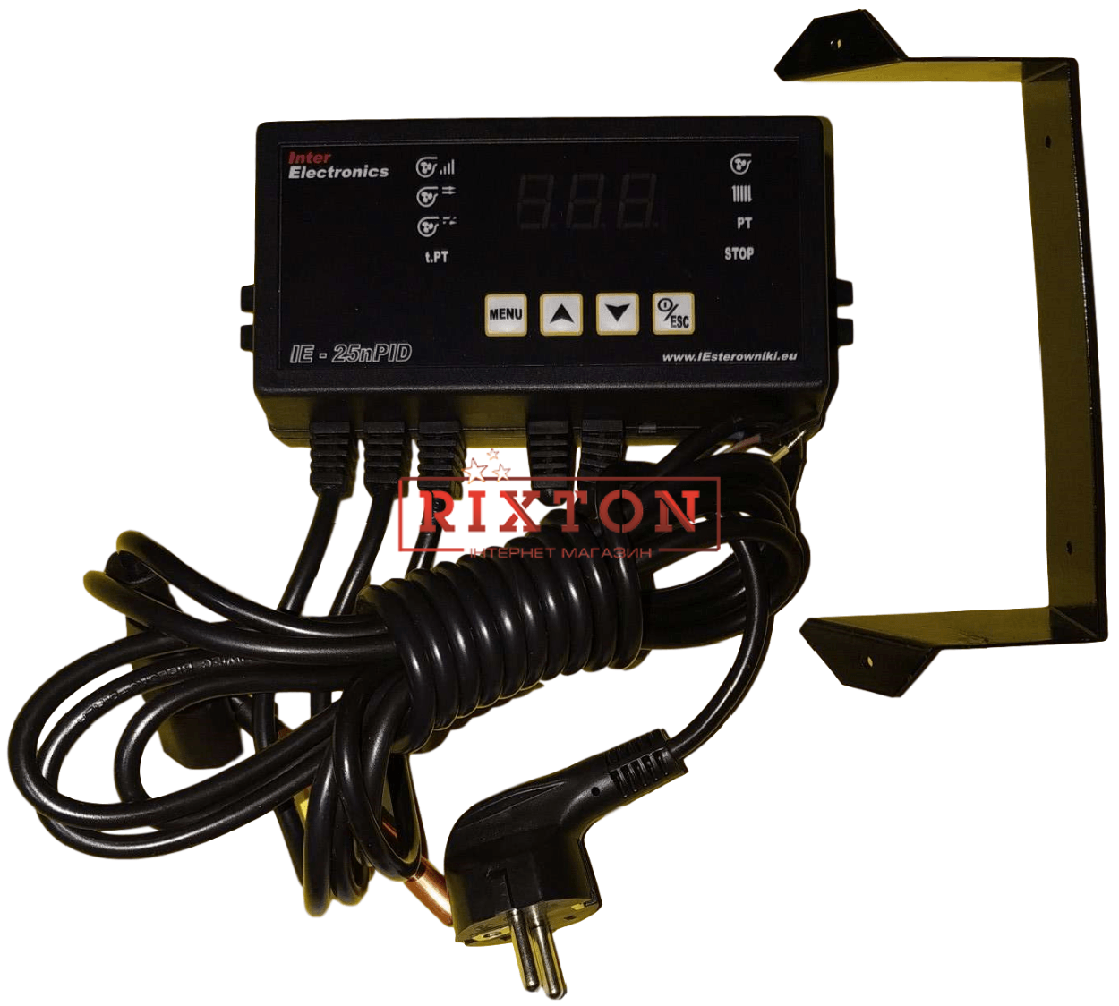 Автоматика для твердотопливных котлов Inter Electronics IE-25nPID