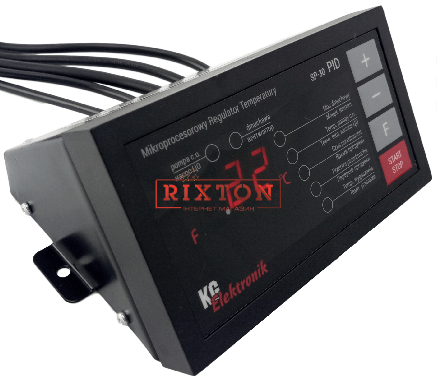 Автоматика для твердопаливних котлів KG Elektronik SP-30 PID (без датчика димових газів)