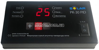 Автоматика для твердотопливных котлов Nowosolar PK-30 PID