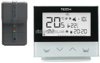 Кімнатний регулятор температури Tech ST-292-v2 (бездротовий) (чорний)