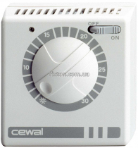 Механический комнатный регулятор температуры Cewal RQ 35
