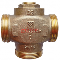 Триходовий змішувальний клапан HERZ Teplomix 55°C DN32 1 1/2