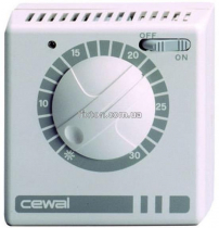 Механічний кімнатний регулятор температури Cewal RQ 30