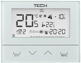 Комнатный регулятор температуры Tech ST-292-v3 (белый)