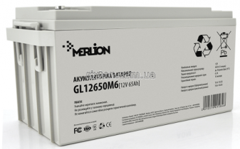 Акумулятор гелевий Merliоn GL12650M6 12V 65Ah Q1